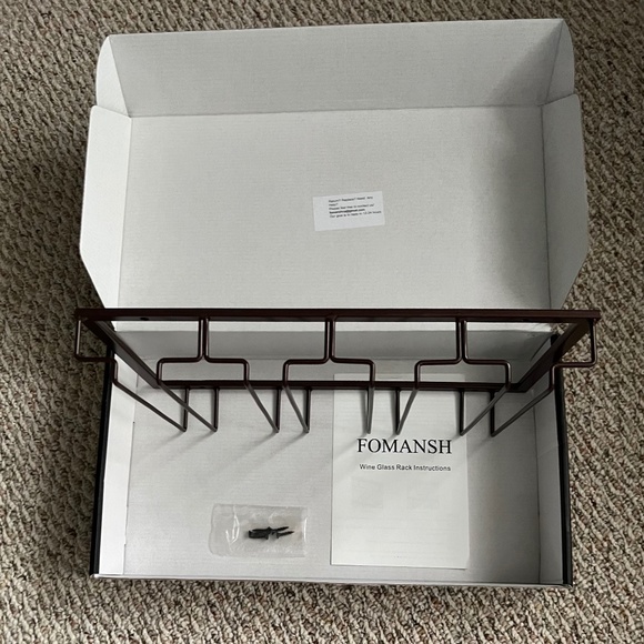 NEW - Wine Glass Rack - Bronze - Picture 4 of 13